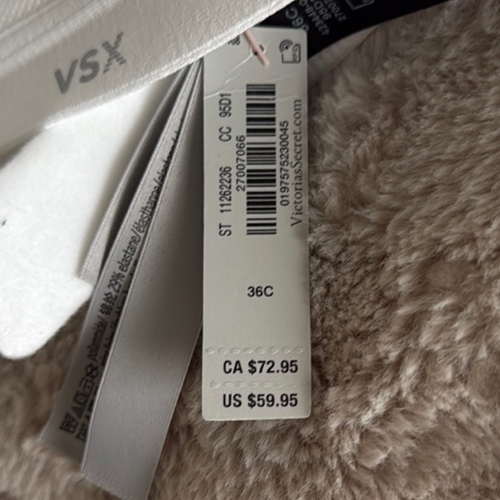 VSX White Sports Bra Seamless Comfort - Picture 3 of 3